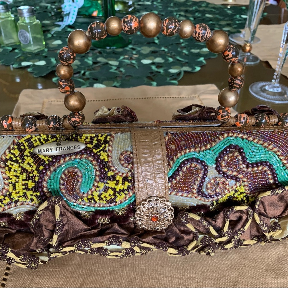 Mary Frances beaded purse
